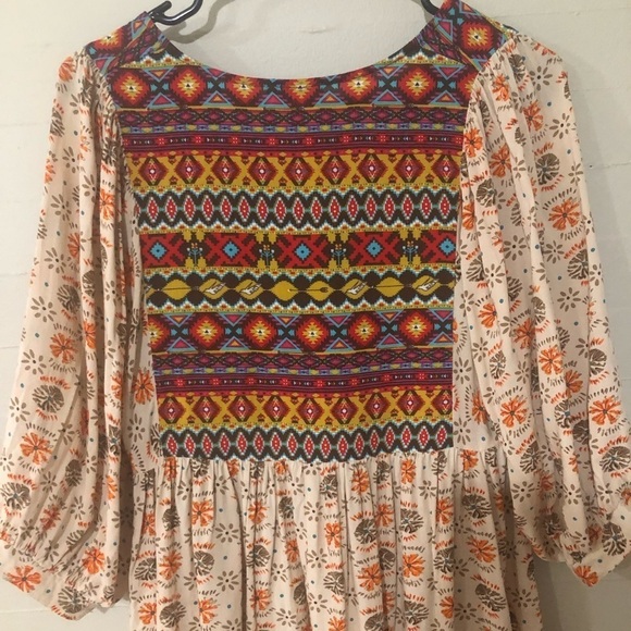 Umgee Free Spirit Swing Dress SZ S - Picture 9 of 10